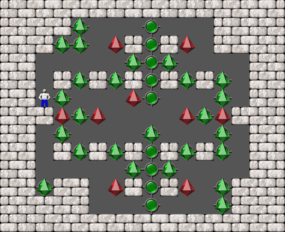 Sokoban Rebus 1 level 6